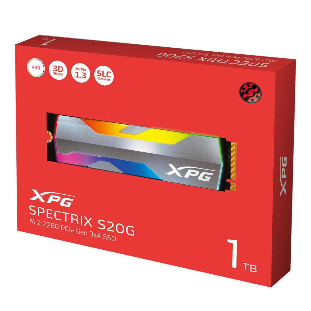 Накопитель SSD M.2 2280 1TB ADATA (ASPECTRIXS20G-1T-C) - 3 Накопитель SSD M.2 2280 1TB ADATA (ASPECTRIXS20G-1T-C) - 3
