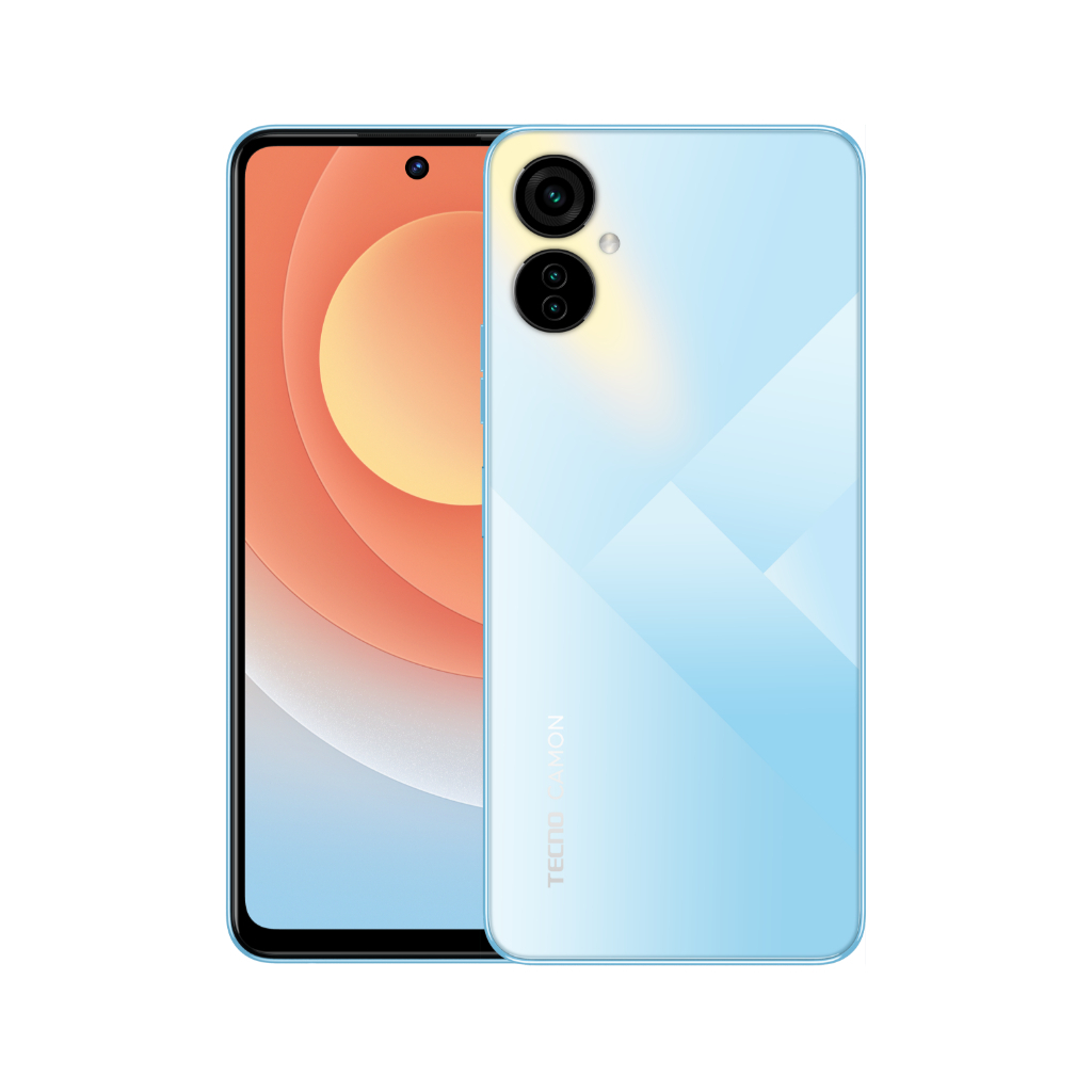 Мобильный телефон Tecno CH6i (Camon 19 Neo 6/128Gb) Ice Mirror Blue (4895180783968)