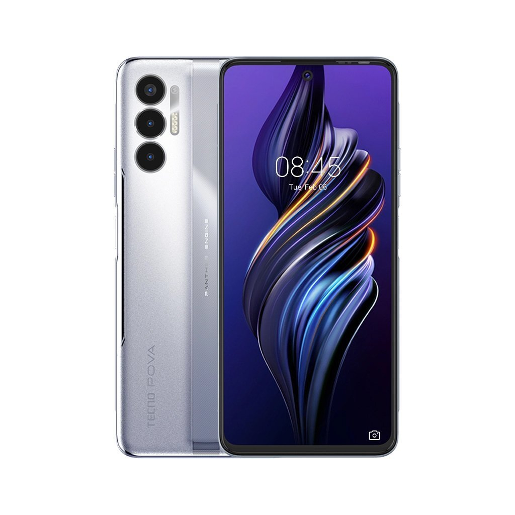 Мобильный телефон Tecno LF7n (POVA-3) 6/128Gb Tech Silver (4895180781612)