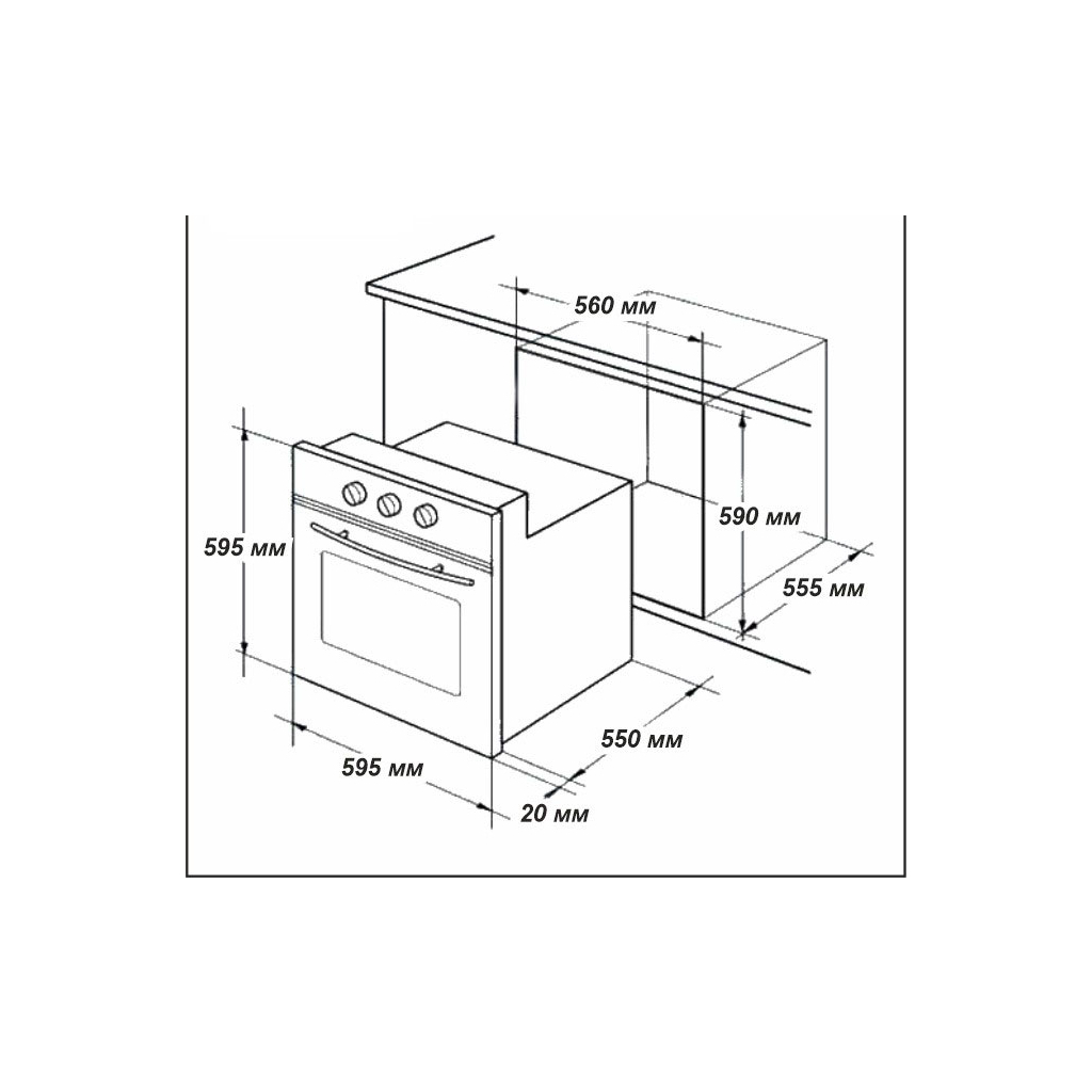 Духовой шкаф RECA RHEIN-60 - 9