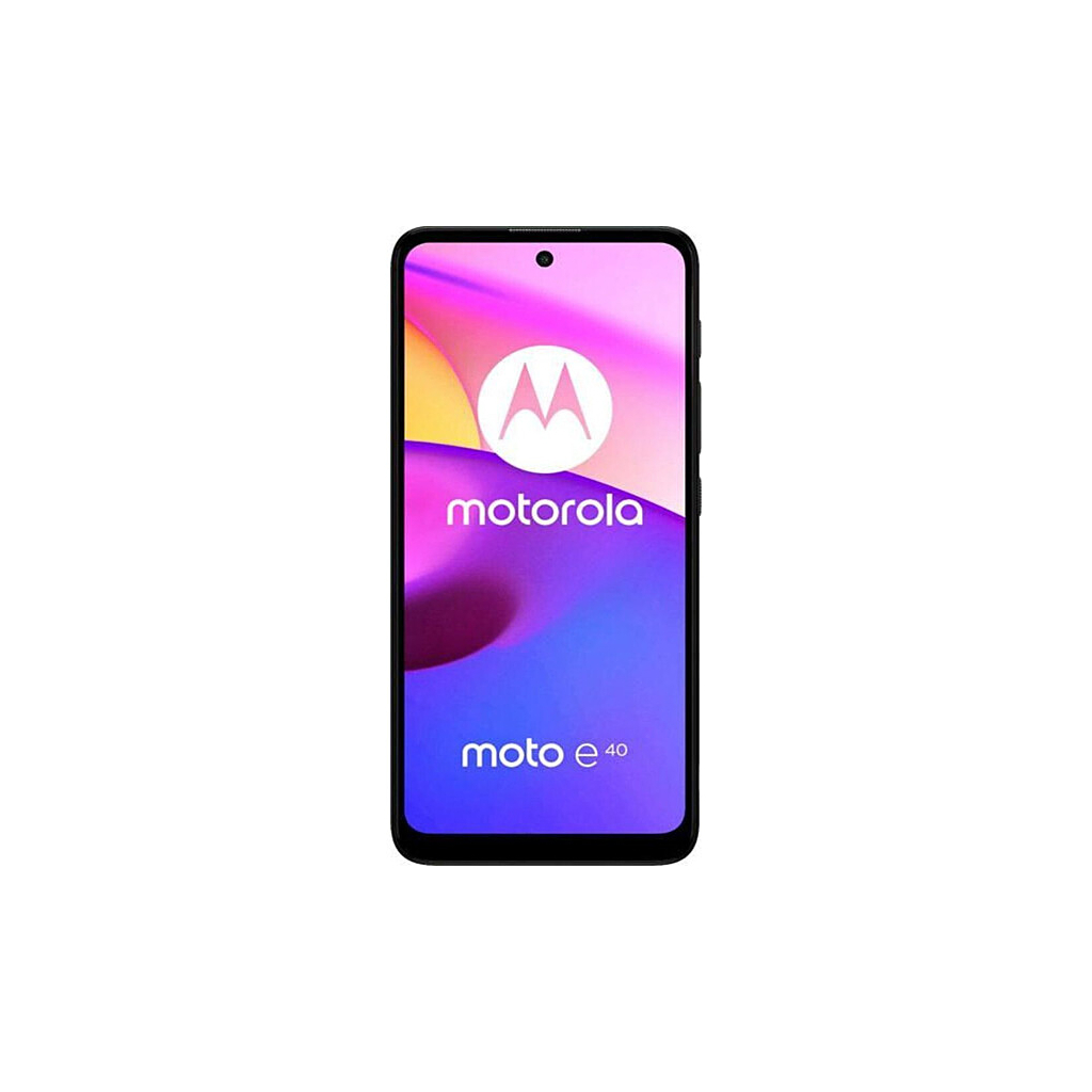 Мобильный телефон Motorola E40 4/64GB Carbon Gray - 1