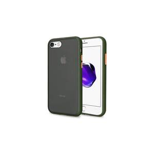 Чехол для моб. телефона MakeFuture Apple iPhone SE 2020 Frame (Matte PC+TPU) Green (MCMF-AISE20GN)