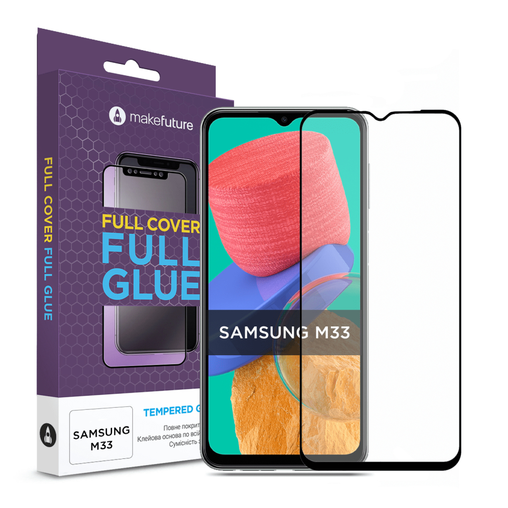 Стекло защитное MakeFuture Samsung M33 (MGF-SM33)