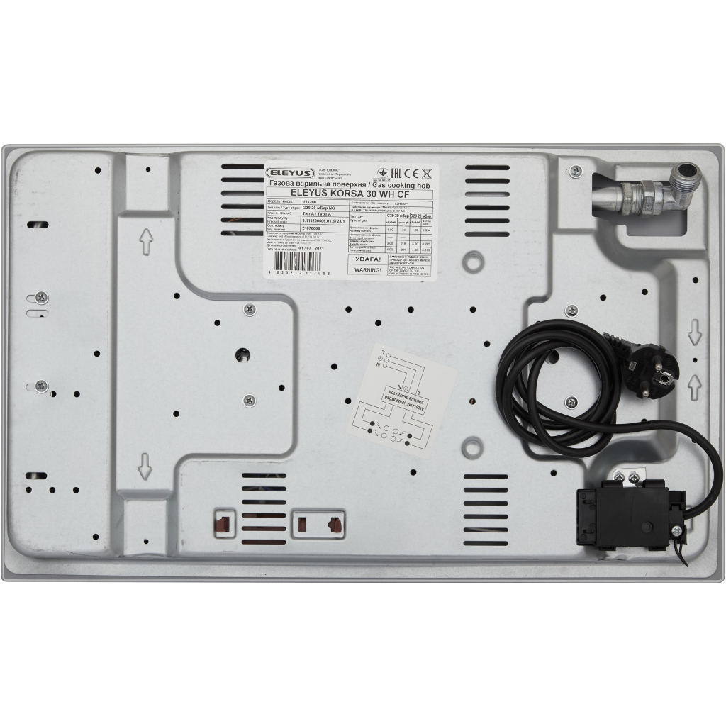 Варочная поверхность Eleyus KORSA 30 WH CF - 10