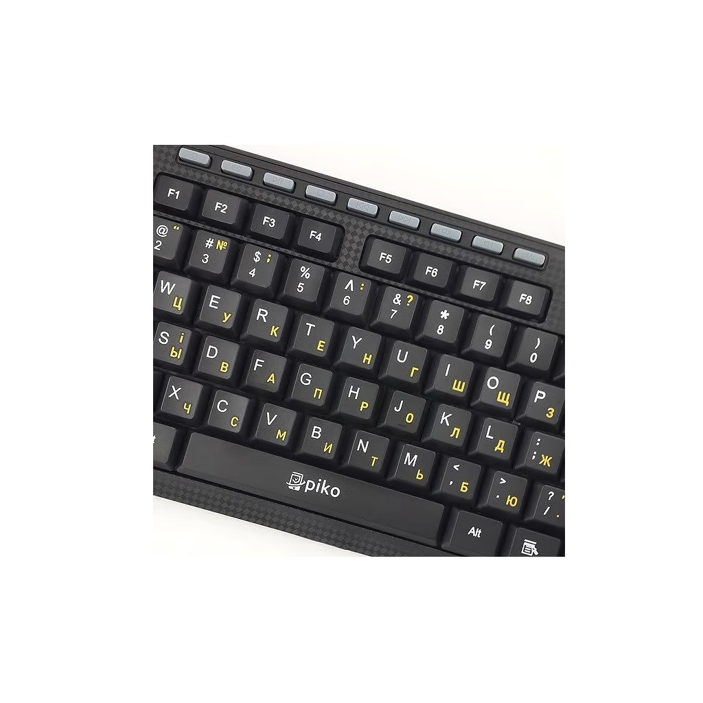 Клавиатура Piko KB-108X Wireless Black (1283126467073) - 1