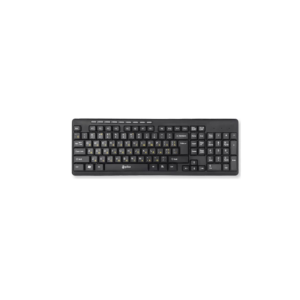 Клавиатура Piko KB-108X Wireless Black (1283126467073)