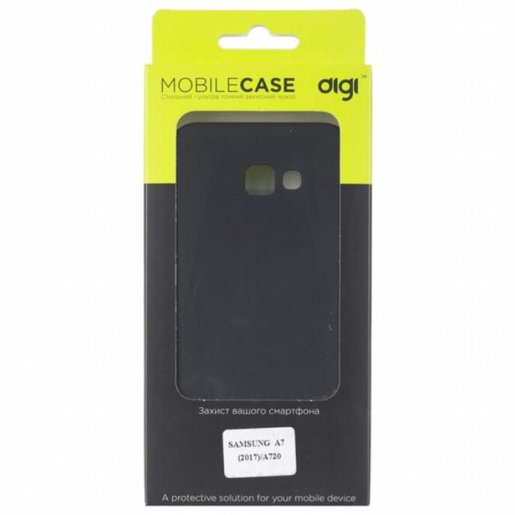 Чехол для моб. телефона Digi для SAMSUNG A7 (2017)/A720 - Soft touch PC (Black) (6330589) - 2