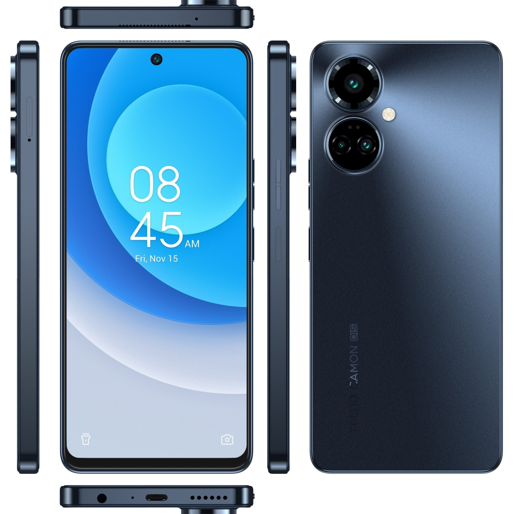 Мобильный телефон Tecno CI8n (Camon 19 Pro 8/128Gb) Eco Black (4895180784484) - 3
