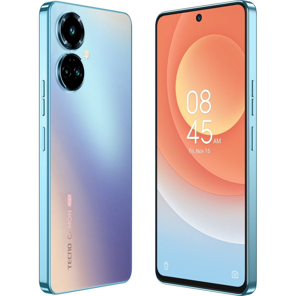 Мобильный телефон Tecno CI8n (Camon 19 Pro 8/128Gb) Polar Blue (4895180784460) - 1