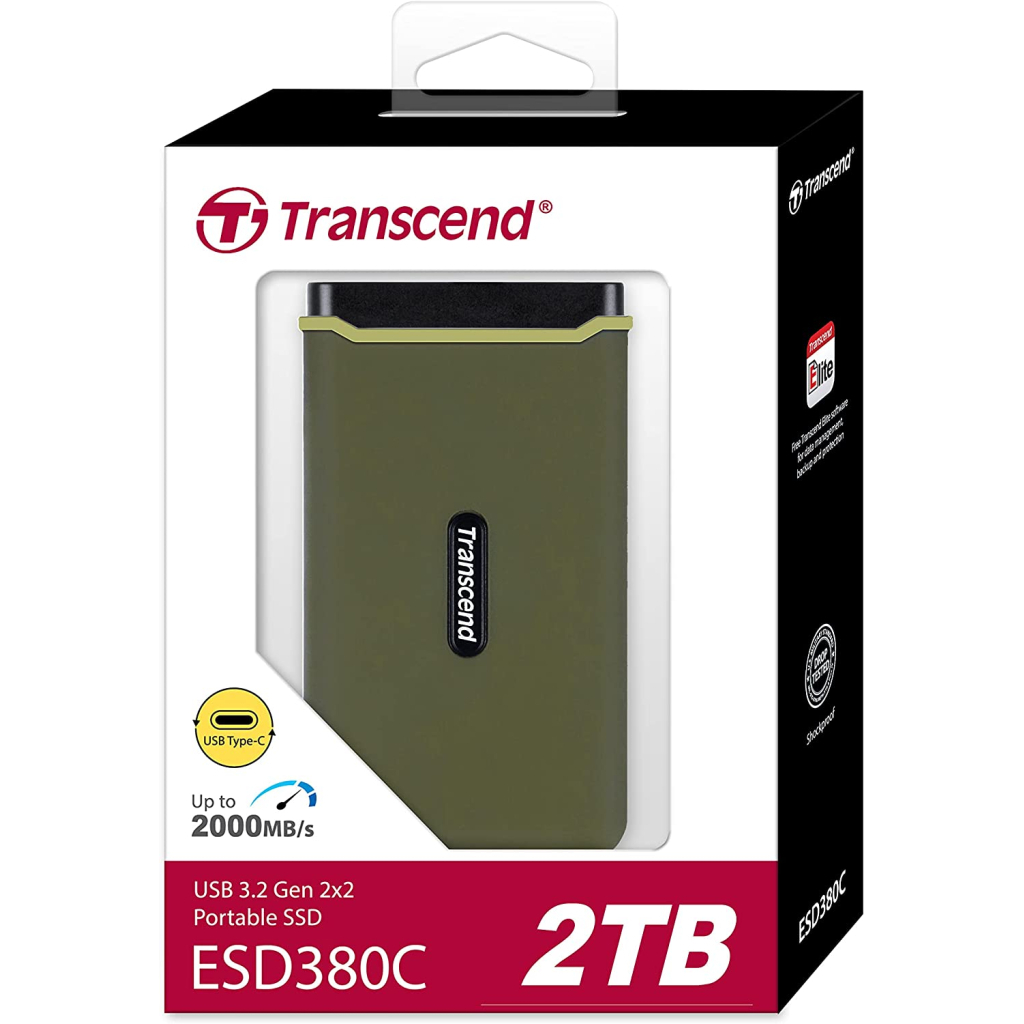 Накопитель SSD USB 3.2 2TB Transcend (TS2TESD380C) - 3