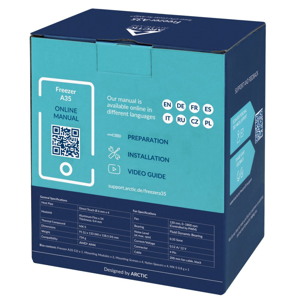 Кулер для процессора Arctic Freezer A35 (ACFRE00112A) - 8