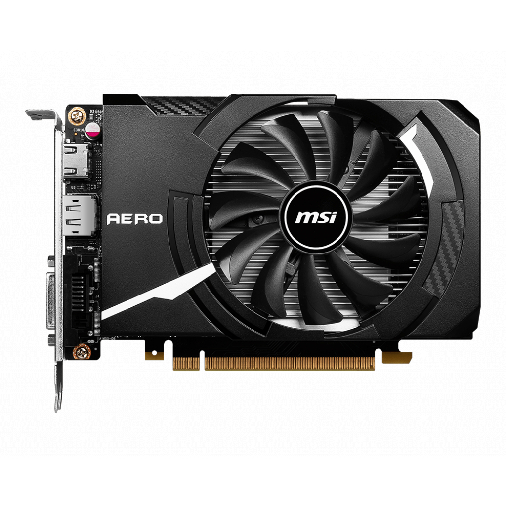 Видеокарта MSI GeForce GTX1630 4096Mb AERO ITX OC (GTX 1630 AERO ITX 4G OC) - 1
