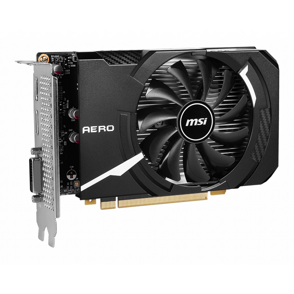 Видеокарта MSI GeForce GTX1630 4096Mb AERO ITX OC (GTX 1630 AERO ITX 4G OC) - 2