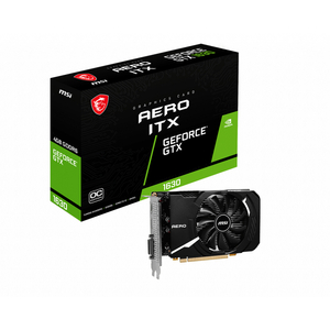 Видеокарта MSI GeForce GTX1630 4096Mb AERO ITX OC (GTX 1630 AERO ITX 4G OC)