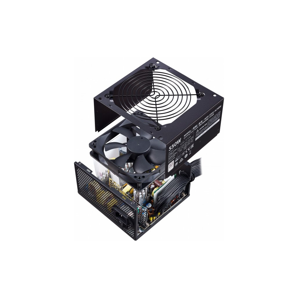 Блок питания CoolerMaster 550W MWE Bronze V2 (MPE-5501-ACABW-BEU) - 10