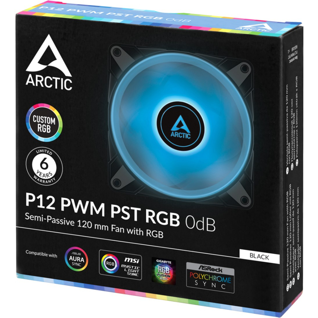 Кулер для корпуса Arctic P12 PWM PST RGB (ACFAN00186A) - 3