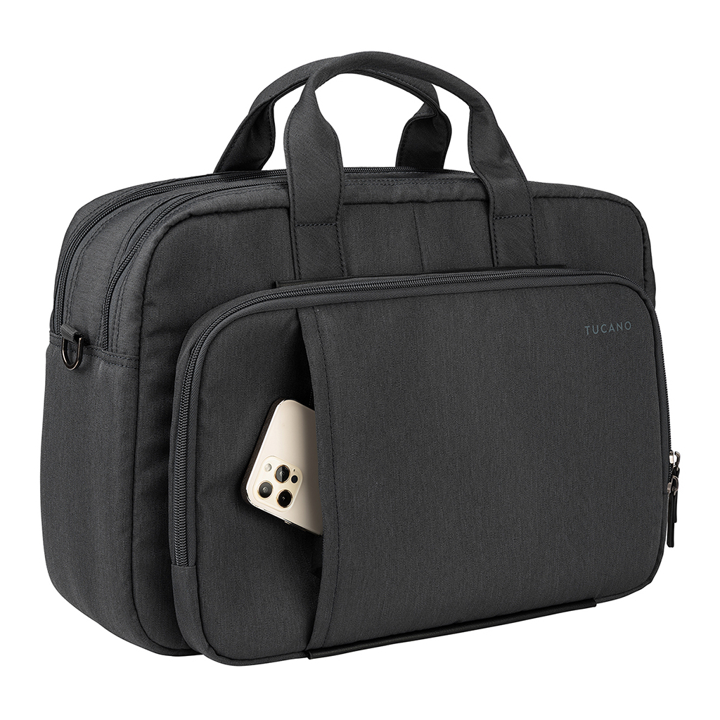Сумка для ноутбука Tucano 15.6" Flash, Black (BFLASH15-BK) - 10