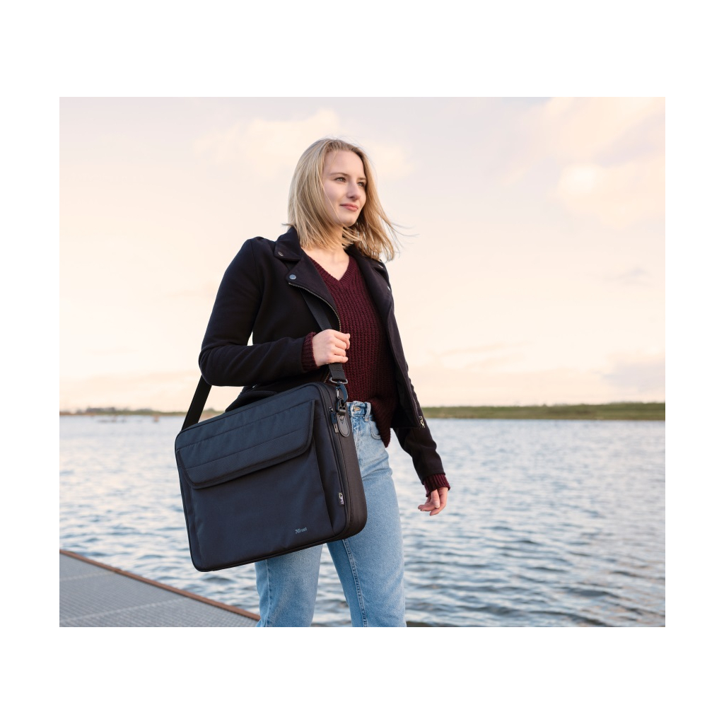 Сумка для ноутбука Trust 17.3" Atlanta ECO Black (24190) - 1