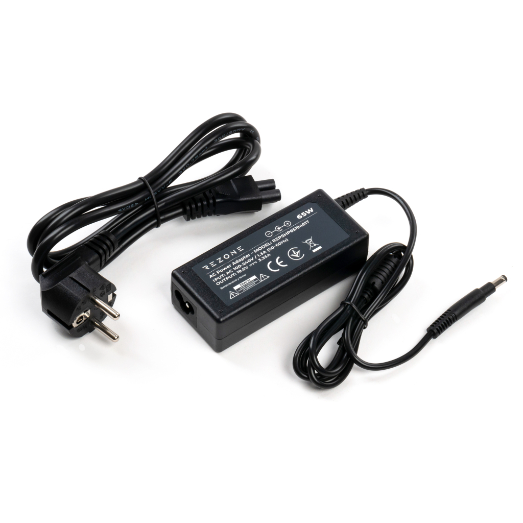 Блок питания к ноутбуку Rezone HP 65W 19.5V 3.33А 4.8*1.7 long (RZPSHP65194817) - 1 Блок питания к ноутбуку Rezone HP 65W 19.5V 3.33А 4.8*1.7 long (RZPSHP65194817) - 1