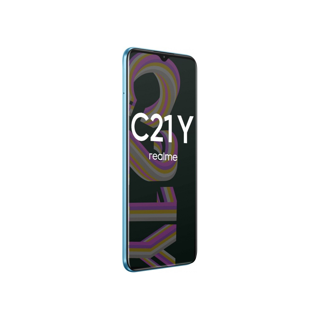 Мобильный телефон realme C21Y 4/64Gb NFC Cross Blue - 6