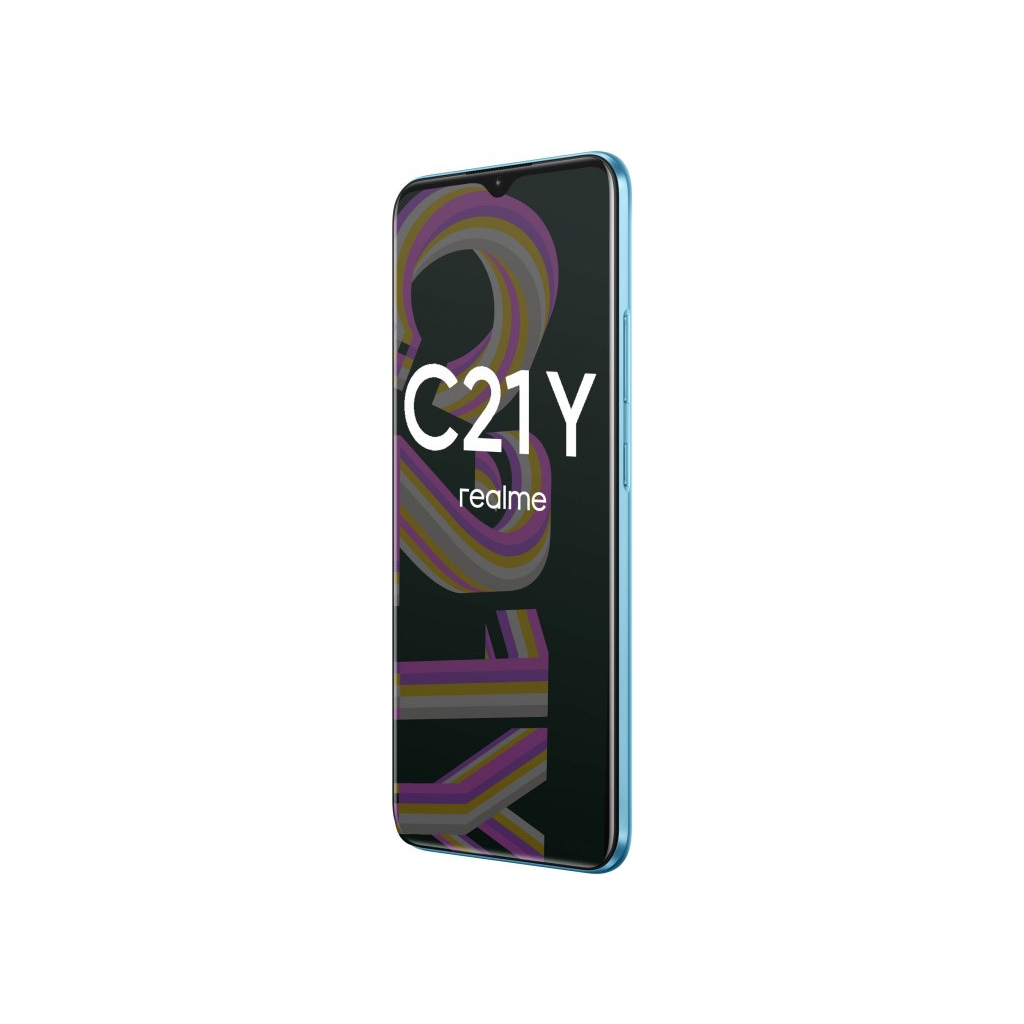 Мобильный телефон realme C21Y 4/64Gb NFC Cross Blue - 7