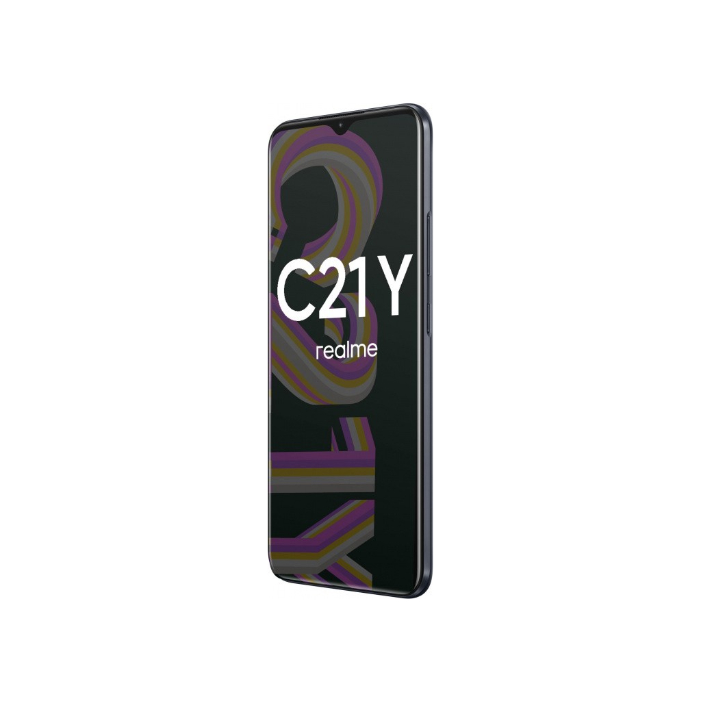 Мобильный телефон realme C21Y 4/64Gb NFC Cross Black - 7