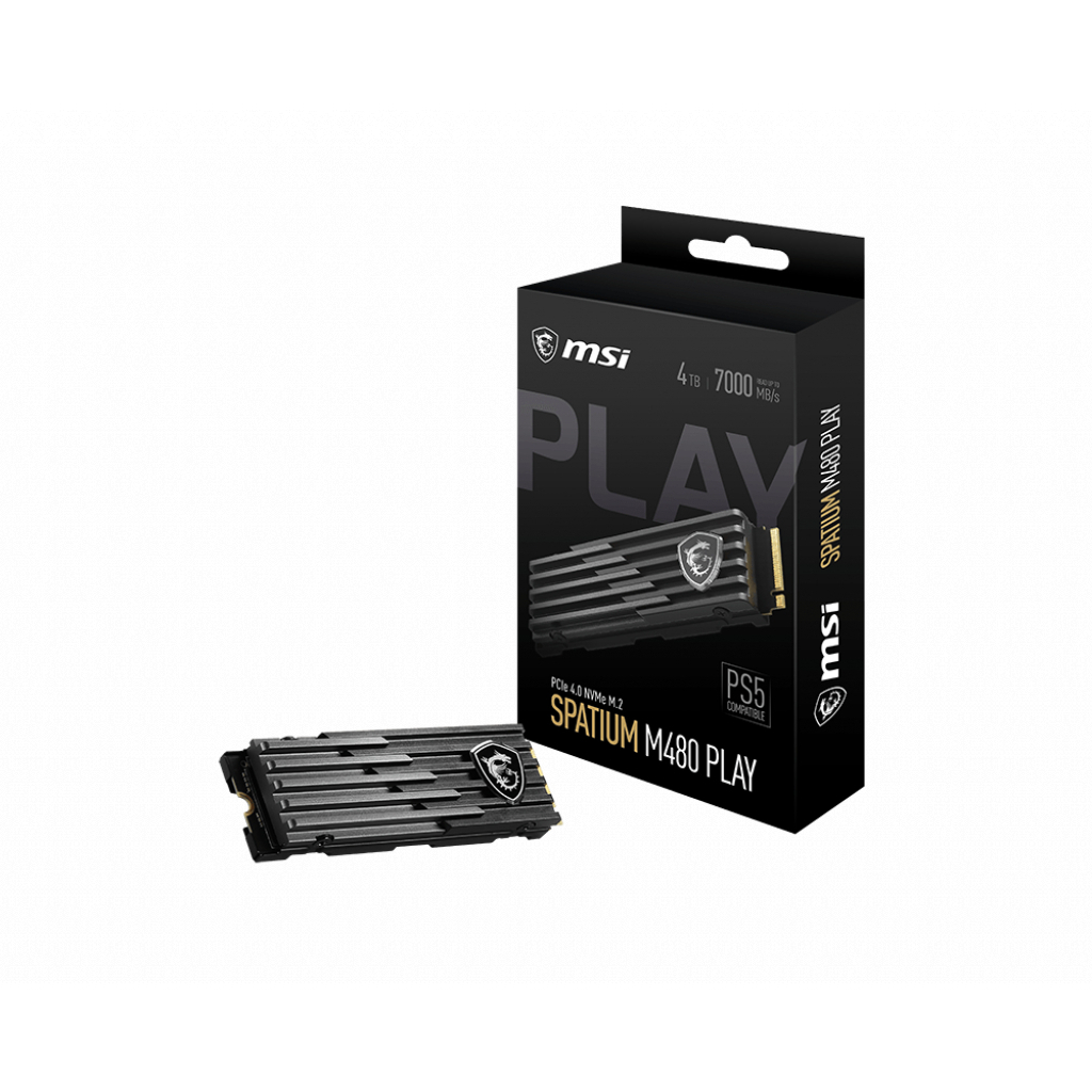 Накопитель SSD M.2 2280 2TB SPATIUM M480 Play MSI (S78-440Q300-P83) - 4