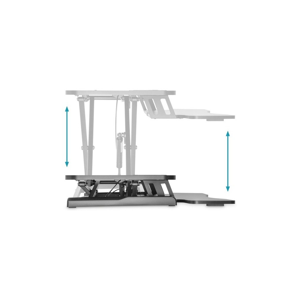 Столик для ноутбука Digitus Ergonomic Workspace Riser, 11-46cm, black (DA-90380-1) - 11 Столик для ноутбука Digitus Ergonomic Workspace Riser, 11-46cm, black (DA-90380-1) - 11