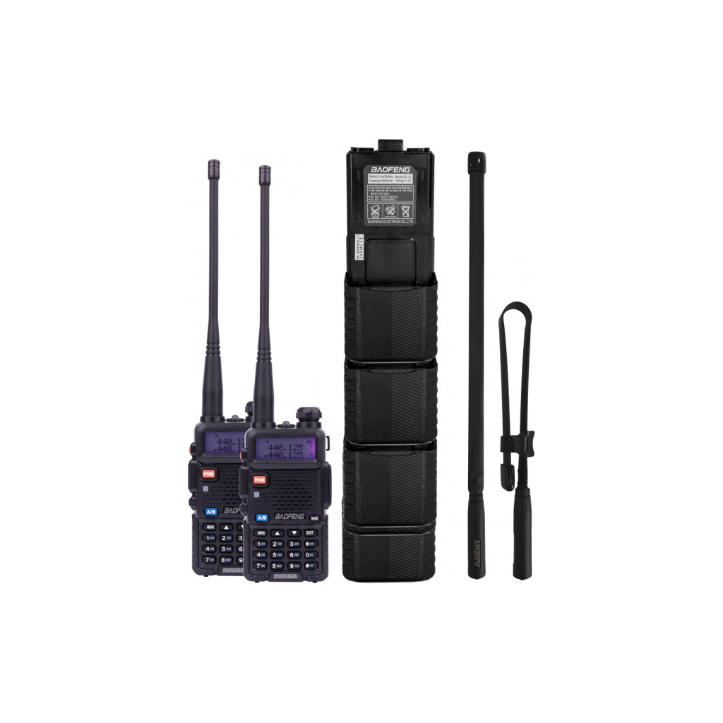 Портативная рация Baofeng UV-5RHC Tactical Black (UV-5RHC_Tactical_Black)