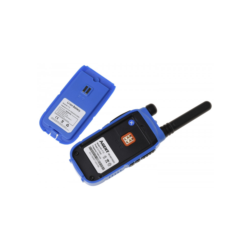 Портативная рация Agent AR-T12 Blue - 8
