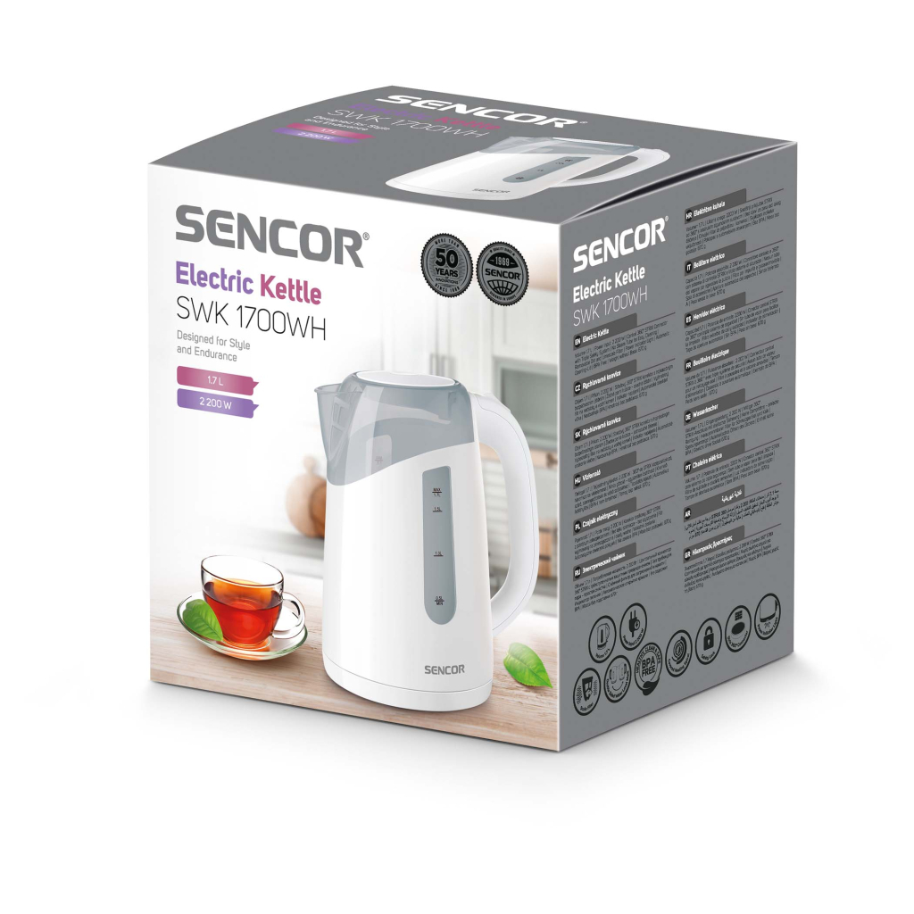 Электрочайник Sencor SWK1700WH - 3