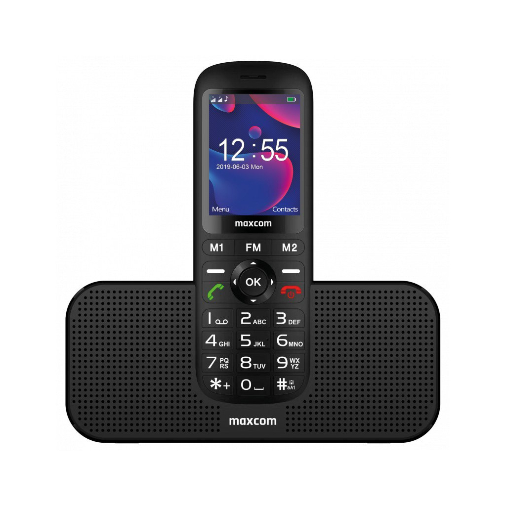 Мобильный телефон Maxcom MM740 Black (5908235975641)
