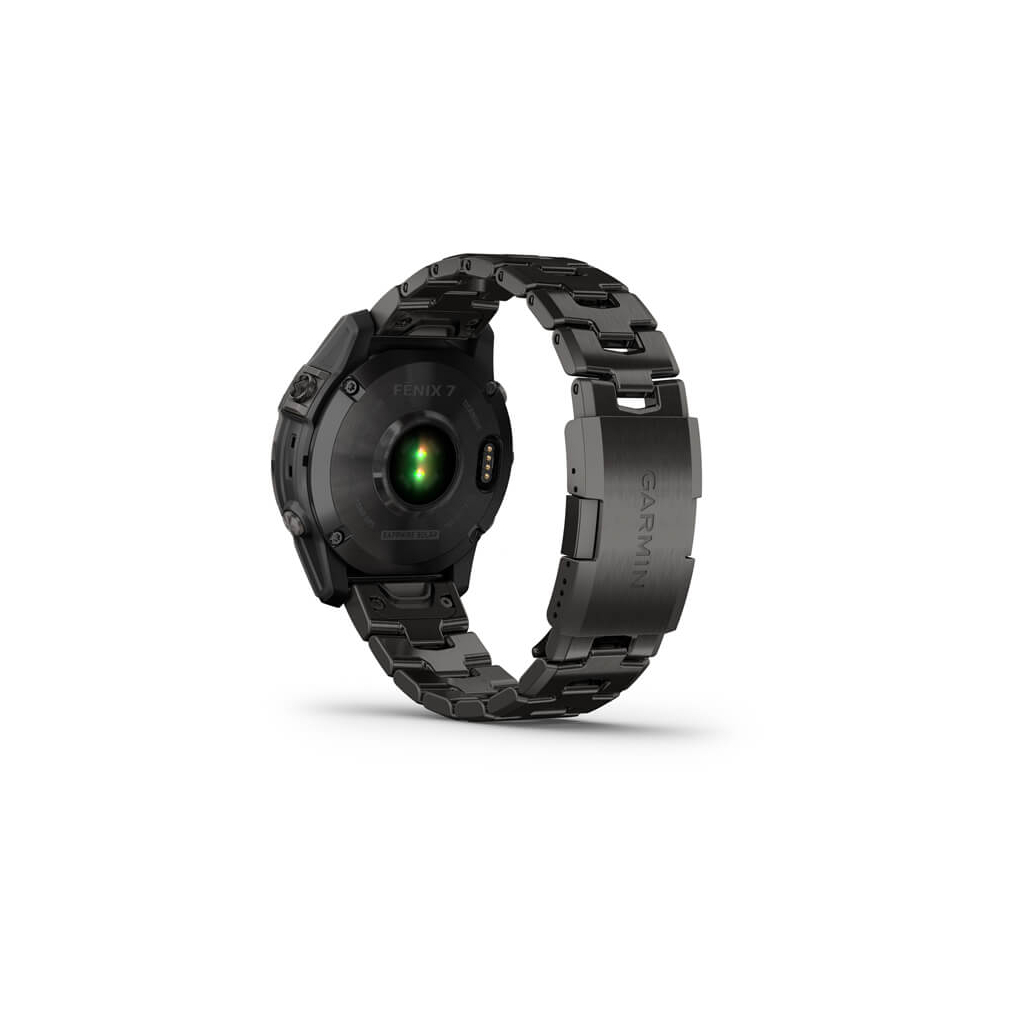 Смарт-часы Garmin fenix 7 Sapph Sol, Carbon Gray DLC Ti w/DLC Ti Bracelet, GPS (010-02540-39) - 8