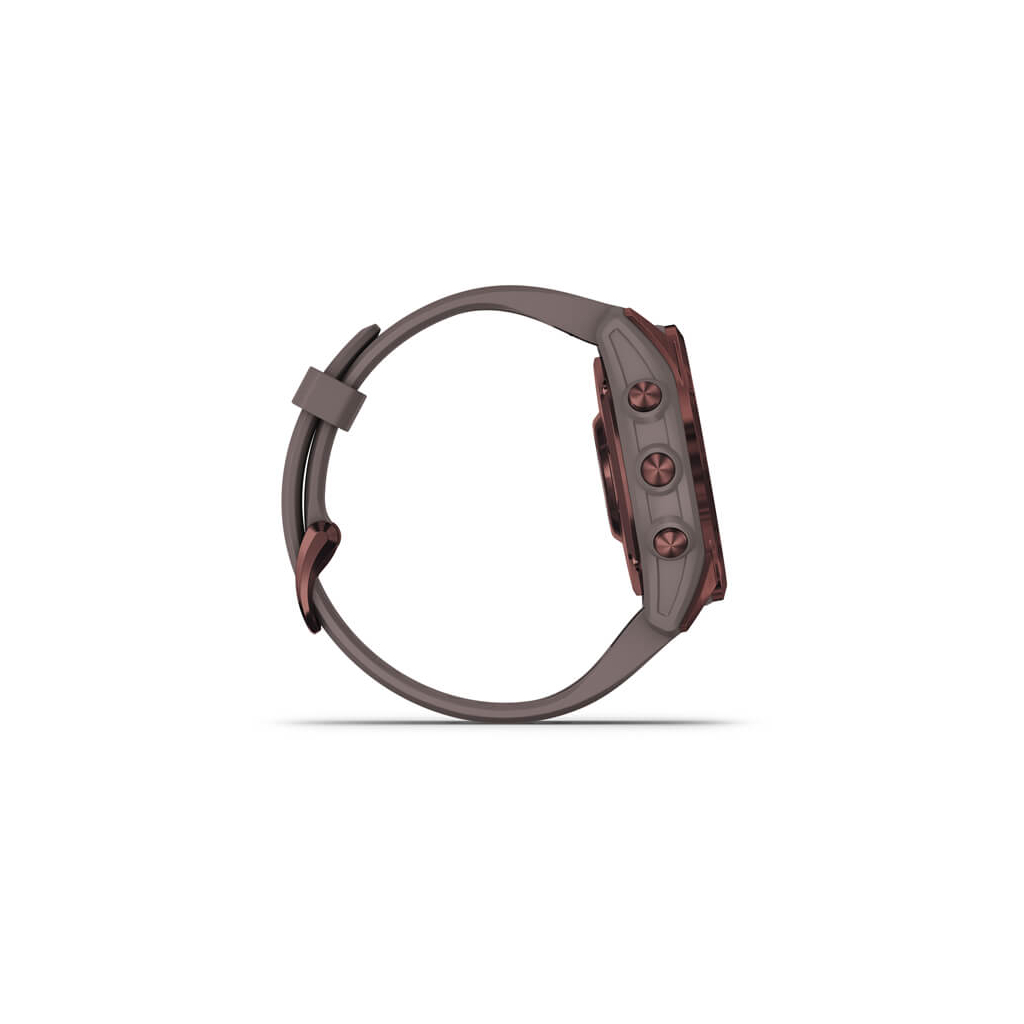 Смарт-часы Garmin fenix 7S Sapphire Sol, Dark Bronze Ti w/Shale Gray Band, GPS (010-02539-29) - 4