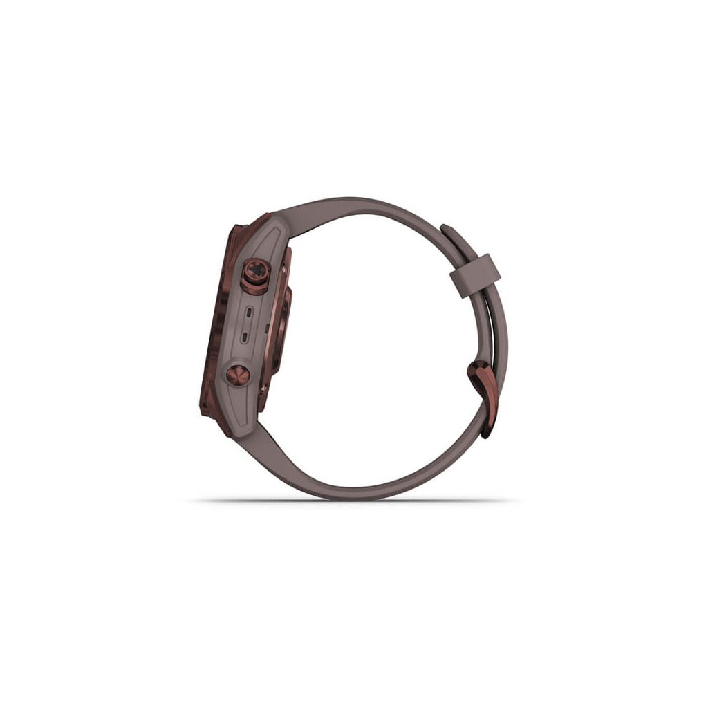 Смарт-часы Garmin fenix 7S Sapphire Sol, Dark Bronze Ti w/Shale Gray Band, GPS (010-02539-29) - 8