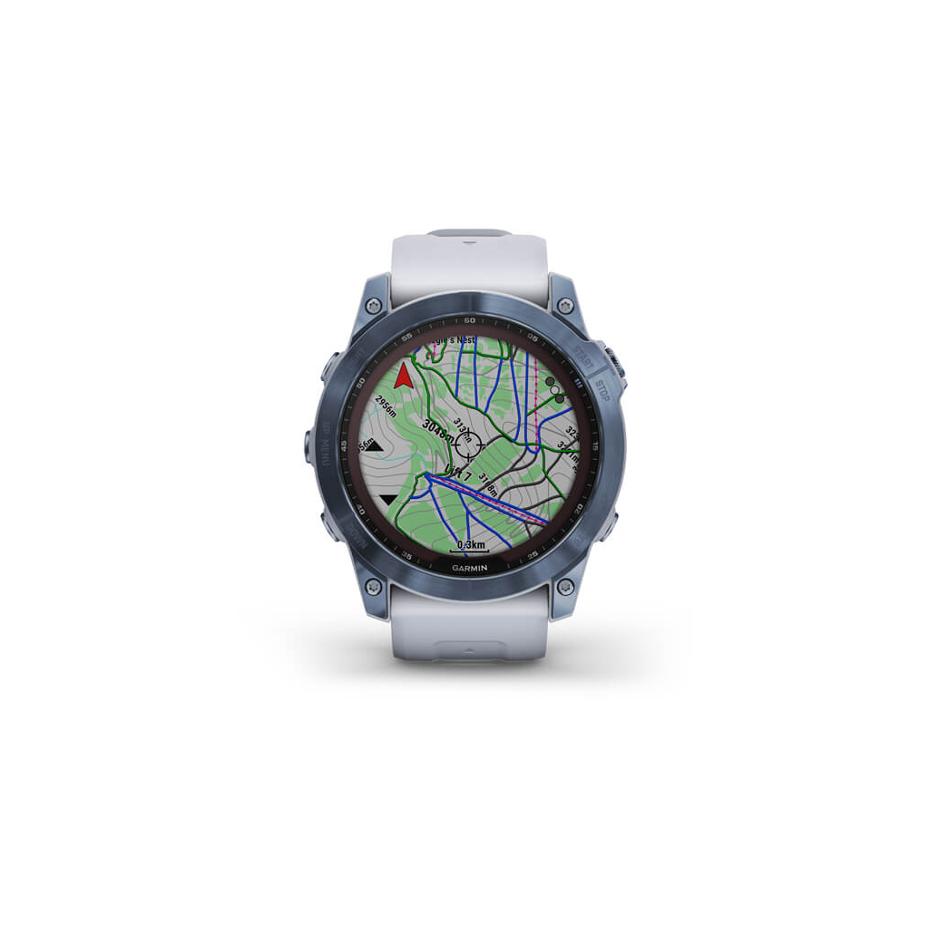 Смарт-часы Garmin fenix 7X Sapph Sol Mineral Blue, GPS (010-02541-15) - 3