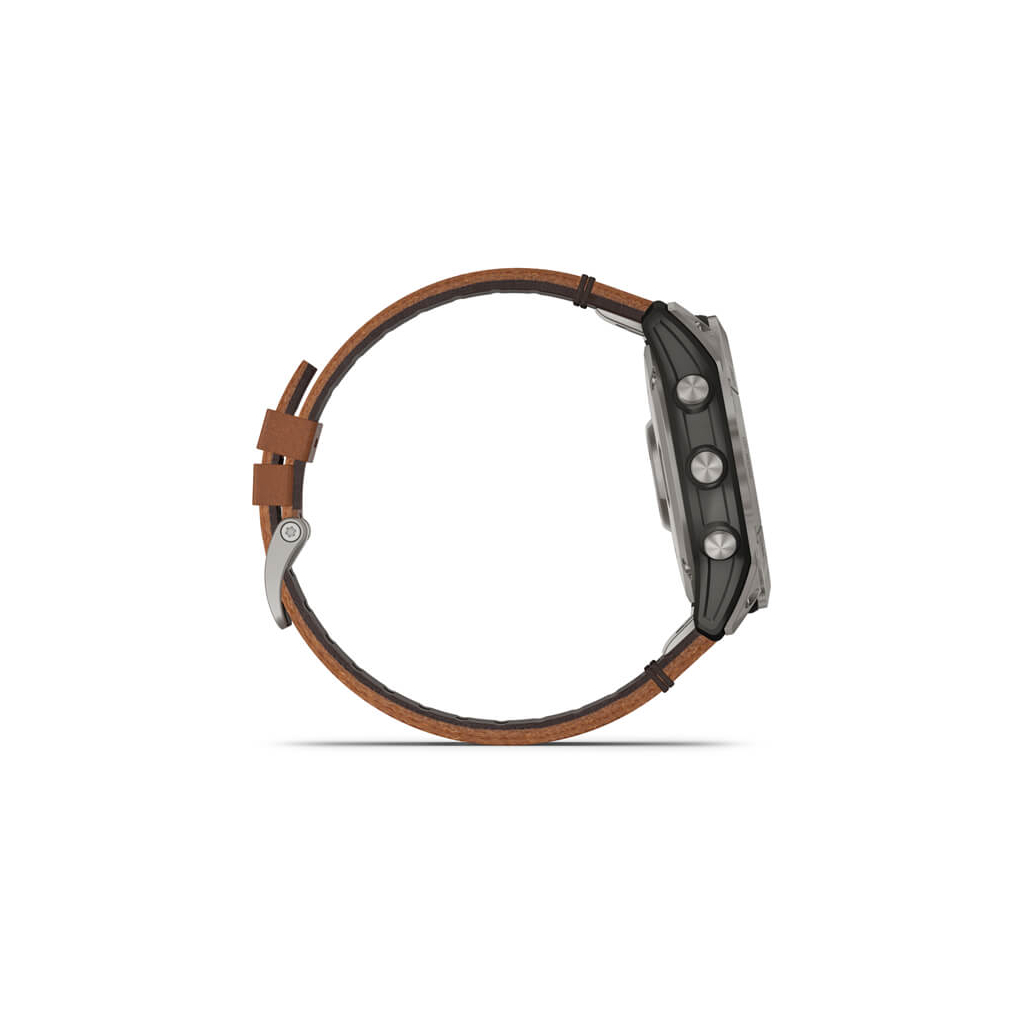 Смарт-часы Garmin fenix 7X Sapph Sol Titanium w/Chestnut Leather, GPS (010-02541-19) - 4