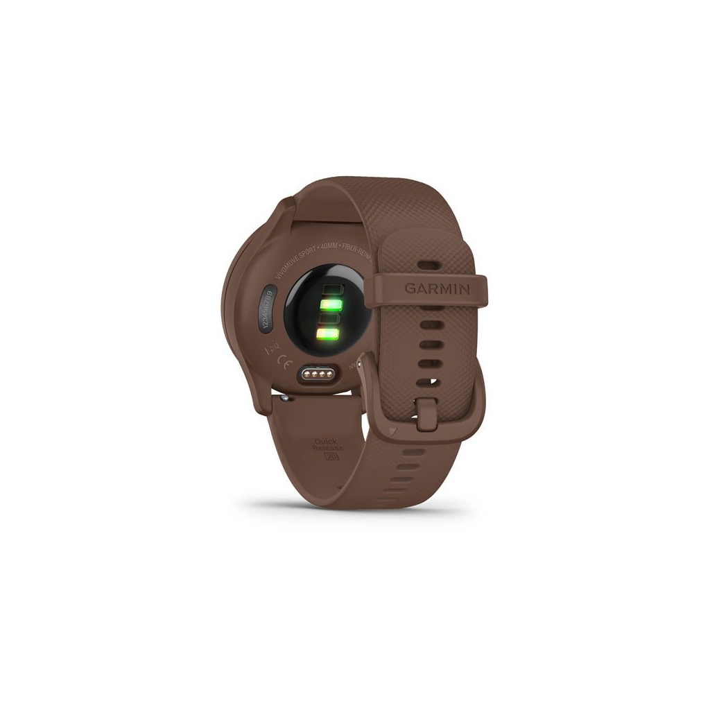 Смарт-часы Garmin vivomove Sport, Cocoa, Silicone (010-02566-02) - 4