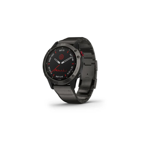 Смарт-часы Garmin fenix 6 Pro Solar, Ti, Carbon Gray DLC w/Ti DLC Band, GPS (010-02410-23)
