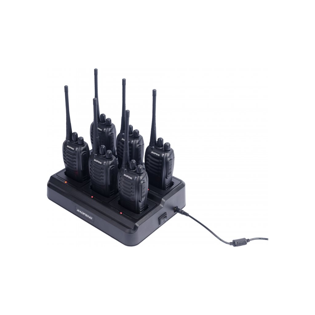 Портативная рация Baofeng BF-888S SIX PACK + Зарядний комплект (BL-1X6 + 6 АКБ BL-888) (BF-888S_6_6WCBF888S_BL-88) - 2