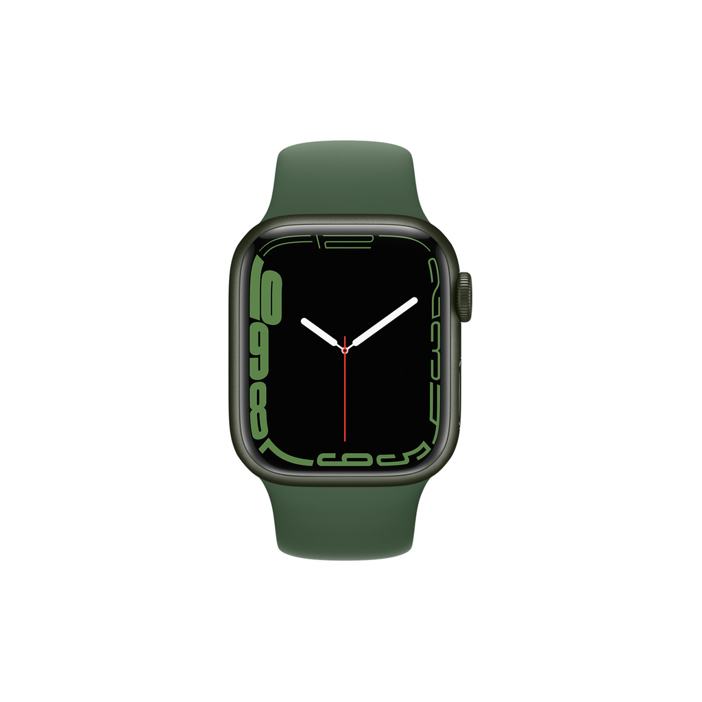 Смарт-часы Apple Watch Series 7 GPS 41mm Green Aluminium Case with Green Spor (MKN03GK/A) - 1