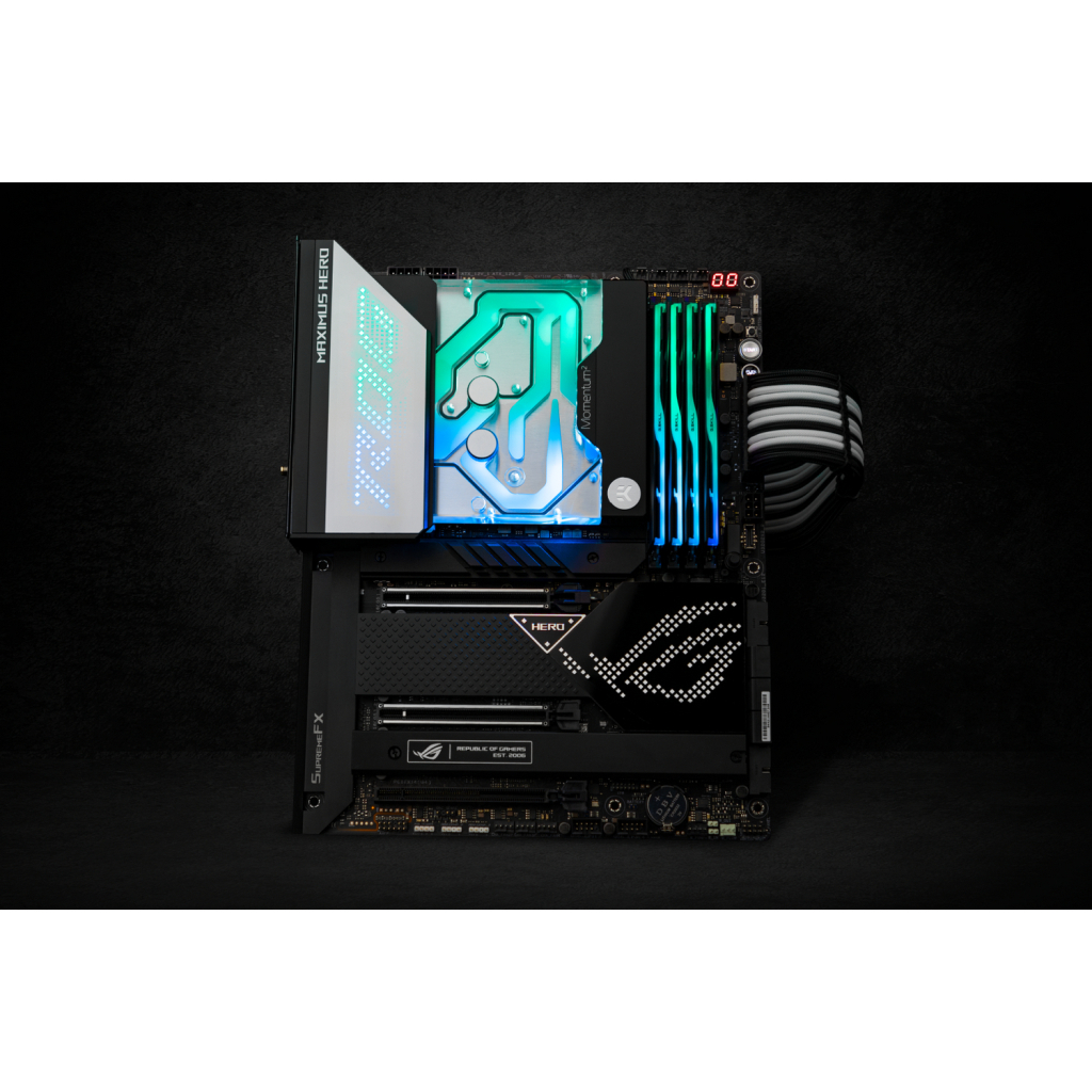 Водоблок Ekwb EK-Quantum Momentum ROG Maximus Z690 Hero D-RGB (3831109892381) - 6 Водоблок Ekwb EK-Quantum Momentum ROG Maximus Z690 Hero D-RGB (3831109892381) - 6