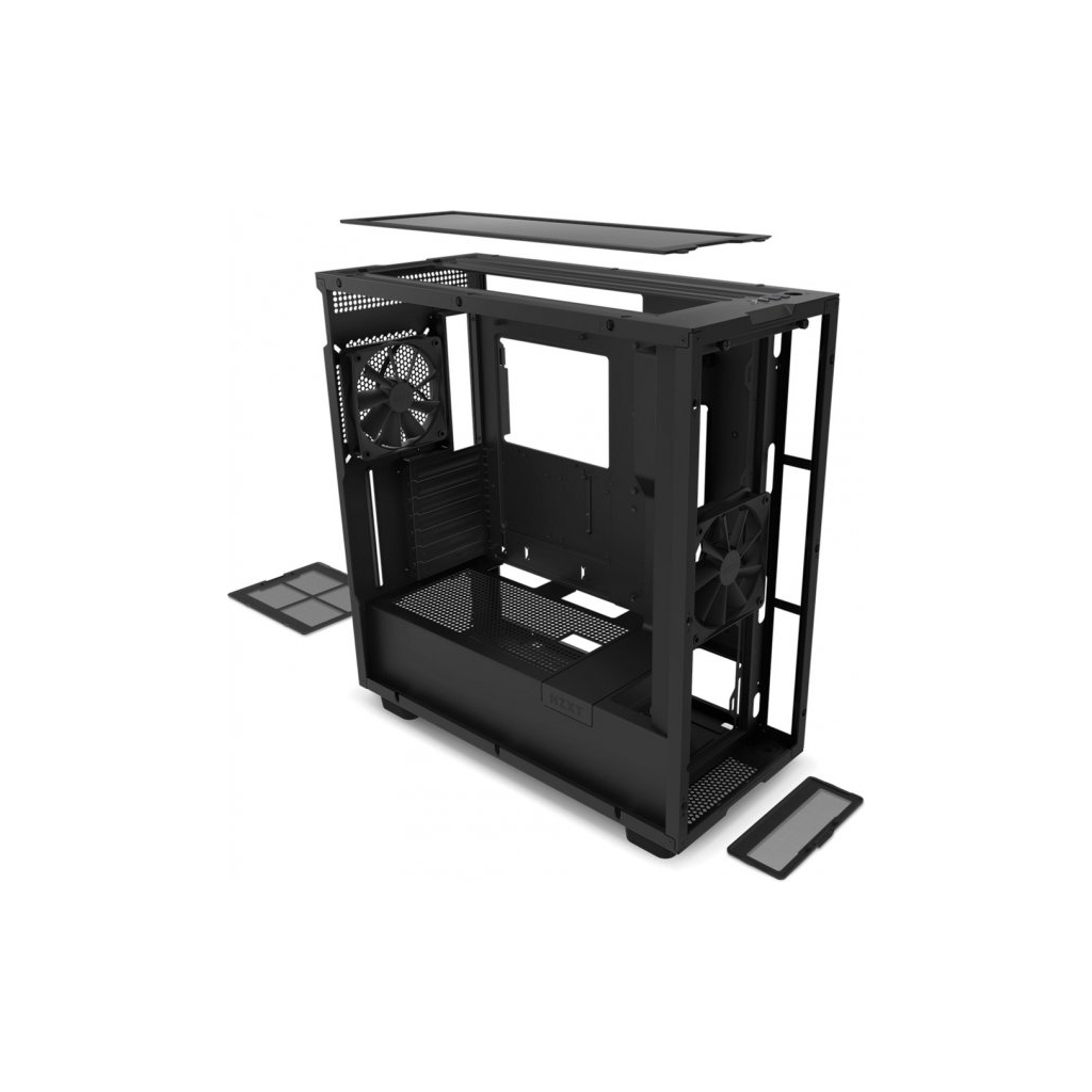 Корпус NZXT H7 v1 2022 Base Edition All Black (CM-H71BB-01) - 5