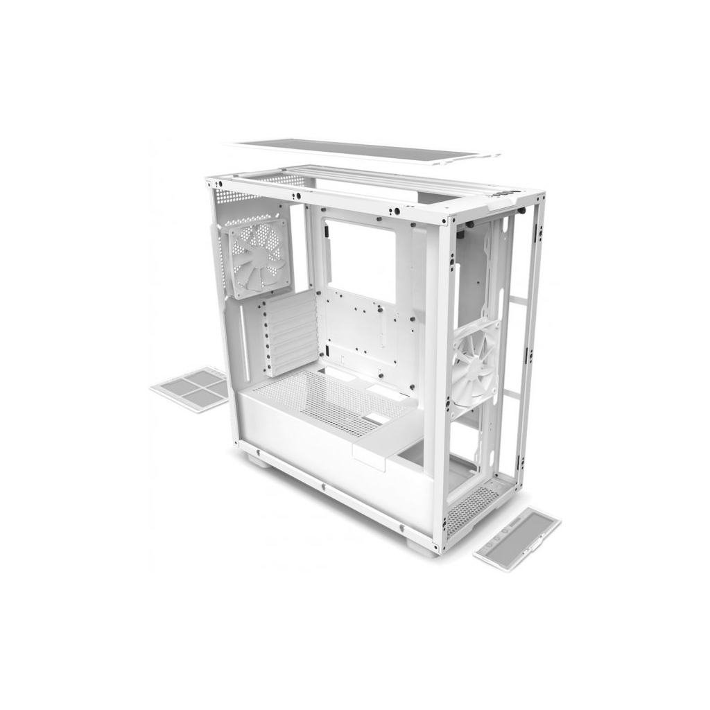 Корпус NZXT H7 v1 2022 Base Edition All White (CM-H71BW-01) - 5