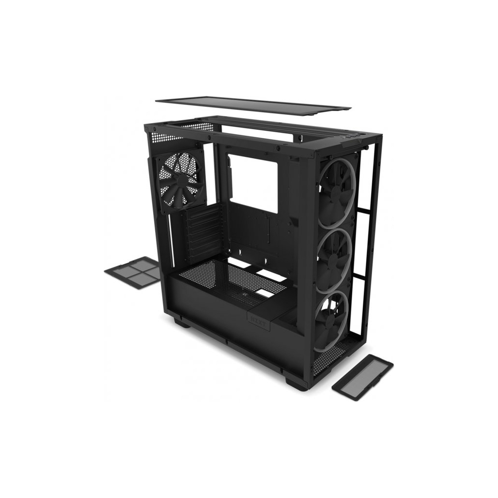 Корпус NZXT H7 v1 2022 Elite Edition All Black (CM-H71EB-01) - 5