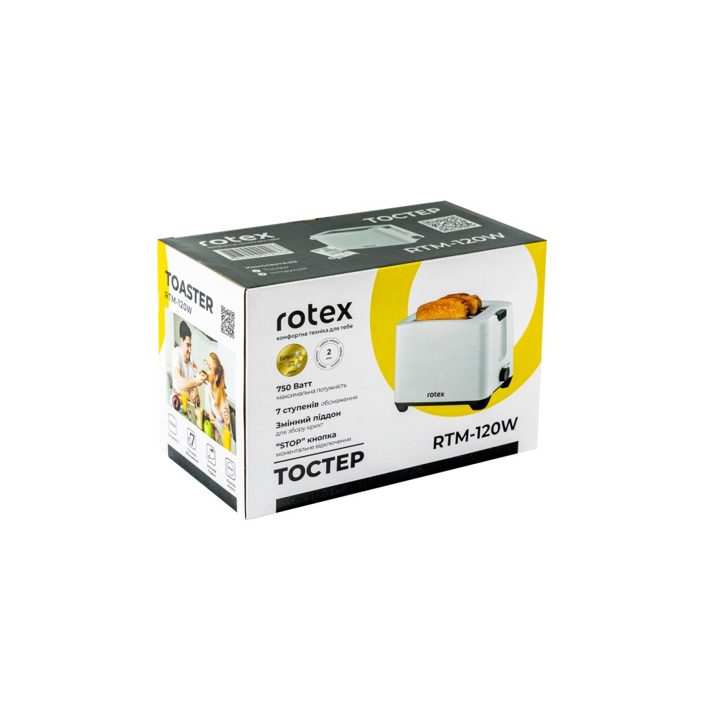 Тостер Rotex RTM120-W - 3
