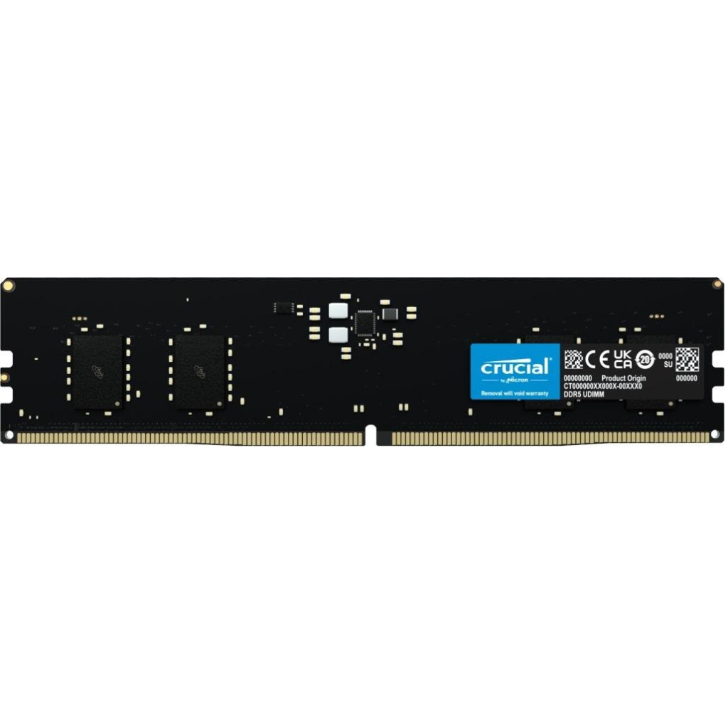Модуль памяти для компьютера DDR5 8GB 4800 MHz Micron (CT8G48C40U5) Модуль памяти для компьютера DDR5 8GB 4800 MHz Micron (CT8G48C40U5)