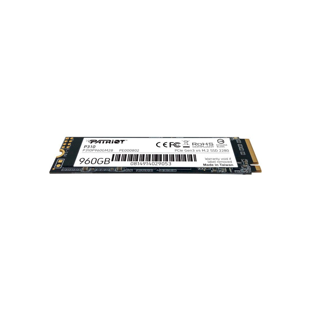 Накопитель SSD M.2 2280 960GB Patriot (P310P960GM28) - 3
