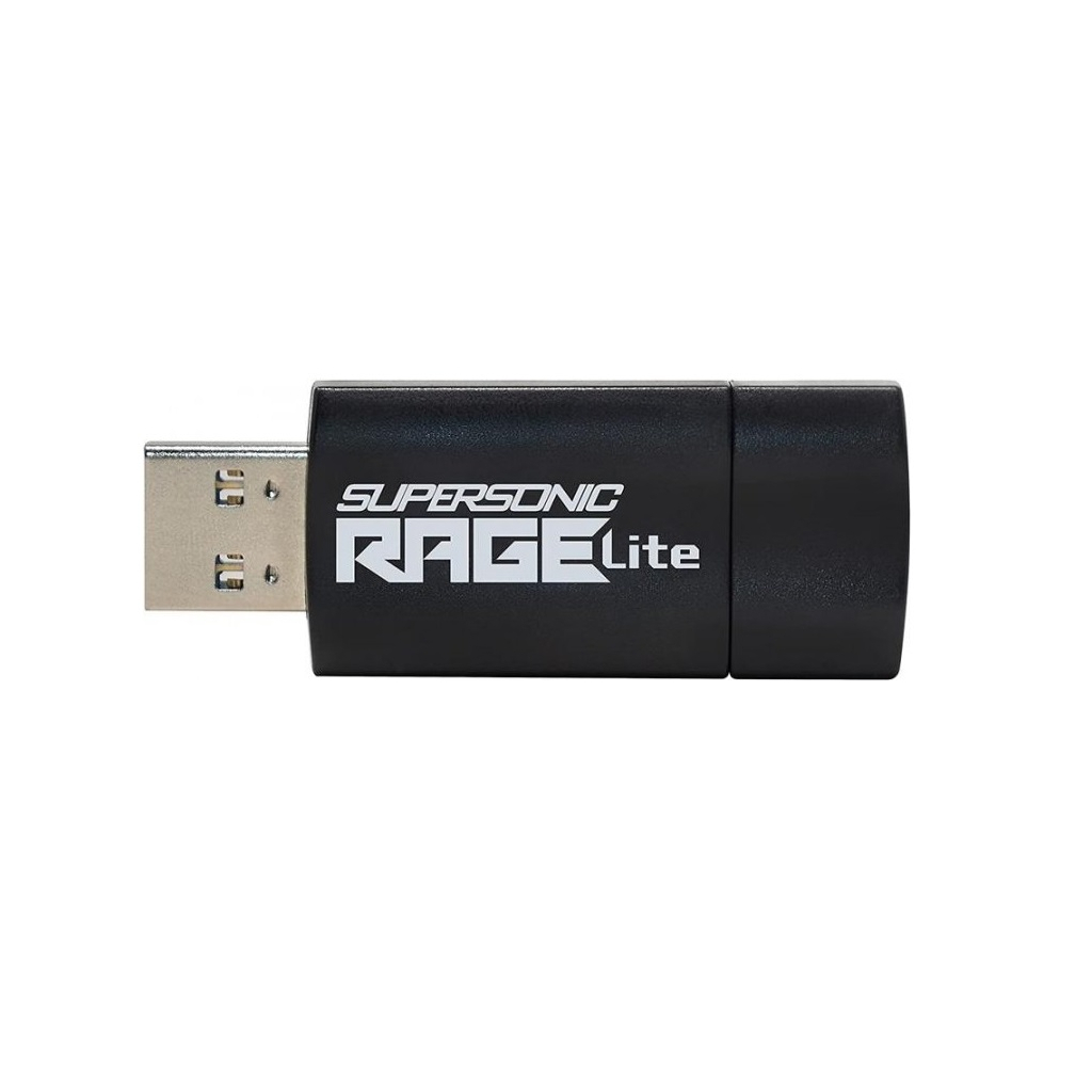 USB флеш накопитель Patriot 64GB Rage Lite Black USB 3.2 (PEF64GRLB32U) - 1