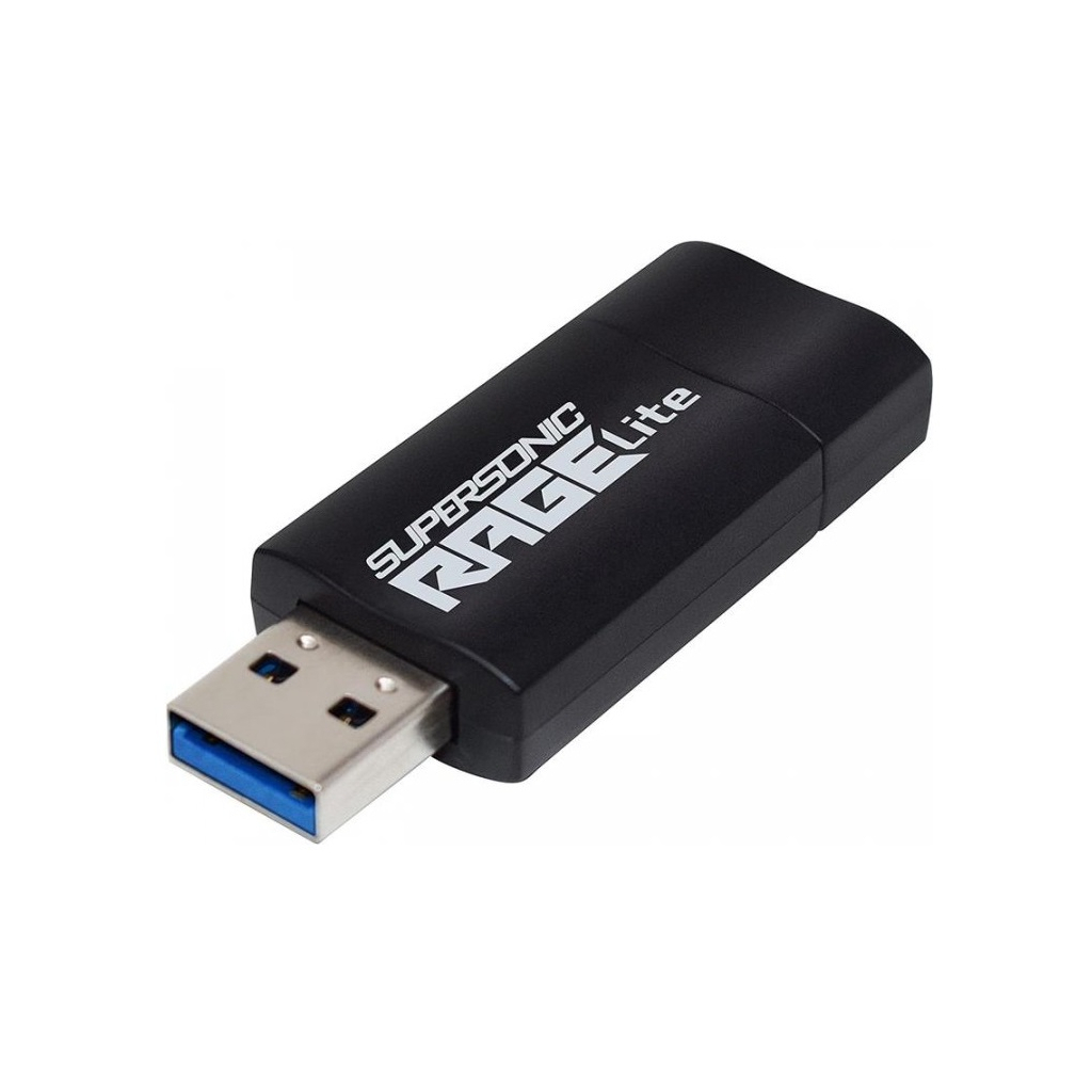 USB флеш накопитель Patriot 64GB Rage Lite Black USB 3.2 (PEF64GRLB32U) - 2